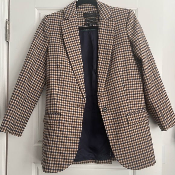 J. Crew Tollegno 190 Plaid Blazer - Picture 2 of 4